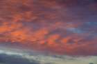 USA, Idaho. Pastel sunset looking west in Driggs, Idaho. Art Print